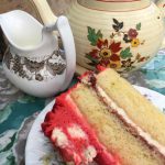 Strawberry and cream cake at Orangemabel