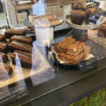 Cake selection at GoodRoots cafe in Worcester