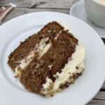 Coffee and walnut cake at De Koffie Pot in Hereford