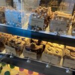Brownie, blondie and cake selection at Koffee & Cake in Pershore