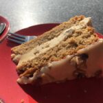 Coffee and Walnut slice at The Cotswold Food Store and Cafe 