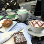 Mint aero biscuit cake and bakewell slice