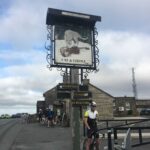 The famous Cat and Fiddle Pub along the White Peak circular route in the Peak District