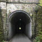 Old railway tunnel on the White Peak road cycle route