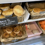 Savoury pies at St George's Bakery, Corse