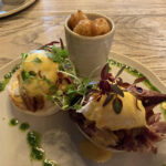 Eggs Benedict at TOAST in Flyford Flavell