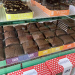 Brownie selection at the Brownie Barn in the Yorkshire Dales