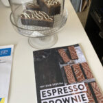 Espresso brownie at the Brownie Barn in the Yorkshire Dales
