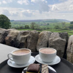 Brownies with a view at the Brownie Barn in the Yorkshire Dales