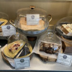 Cake selection at the Retreat cafe in Grassington, Yorkshire