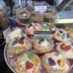 Vanilla cupcakes at Huntleys food hall near Preston