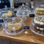 Cake selection at Cafe Lazio near Preston
