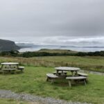 The view from YURTea&coffee on the Isle of Skye