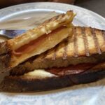 Ham and cheese toastie at Gran T's cafe in Altrincham