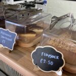 Cake selection at Food Champs Cafe near to Henley-in-Arden