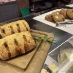 Sausage roll and cookies at Hen and Dot Cafe, near Ross-on-Wye
