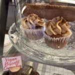 Vegan Biscoff cupcakes at Hen and Dot Cafe, near Ross-on-Wye