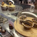Vegan and GF banana, chocolate and coconut cupcakes at Hen and Dot Cafe, near Ross-on-Wye