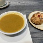 Soup at Wheatcroft's Wharf Cafe in Cromford