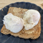 Eggs on toast at Willows Cafe in Ditton Priors