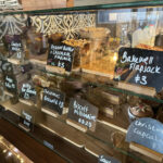 Cake selection at the Village Cafe in Bidford-on-Avon