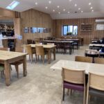 Indoor seating at Clive's of Cropthorne cafe