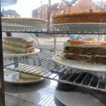 Cake selection at Piccolos cafe in Bewdley