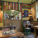 Inside Francini Cafe de Colombia in Worcester