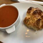 Soup and scone at The Gatehouse Cafe in Bridgnorth