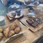 Cake selection at Roots Coffee & Community in Gloucester