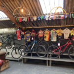 Cycling memorabilia at SpokeCycles CC near Welwyn