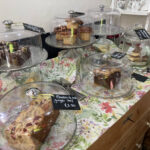 Cake selection at The Old Dairy Tearoom in Longhope