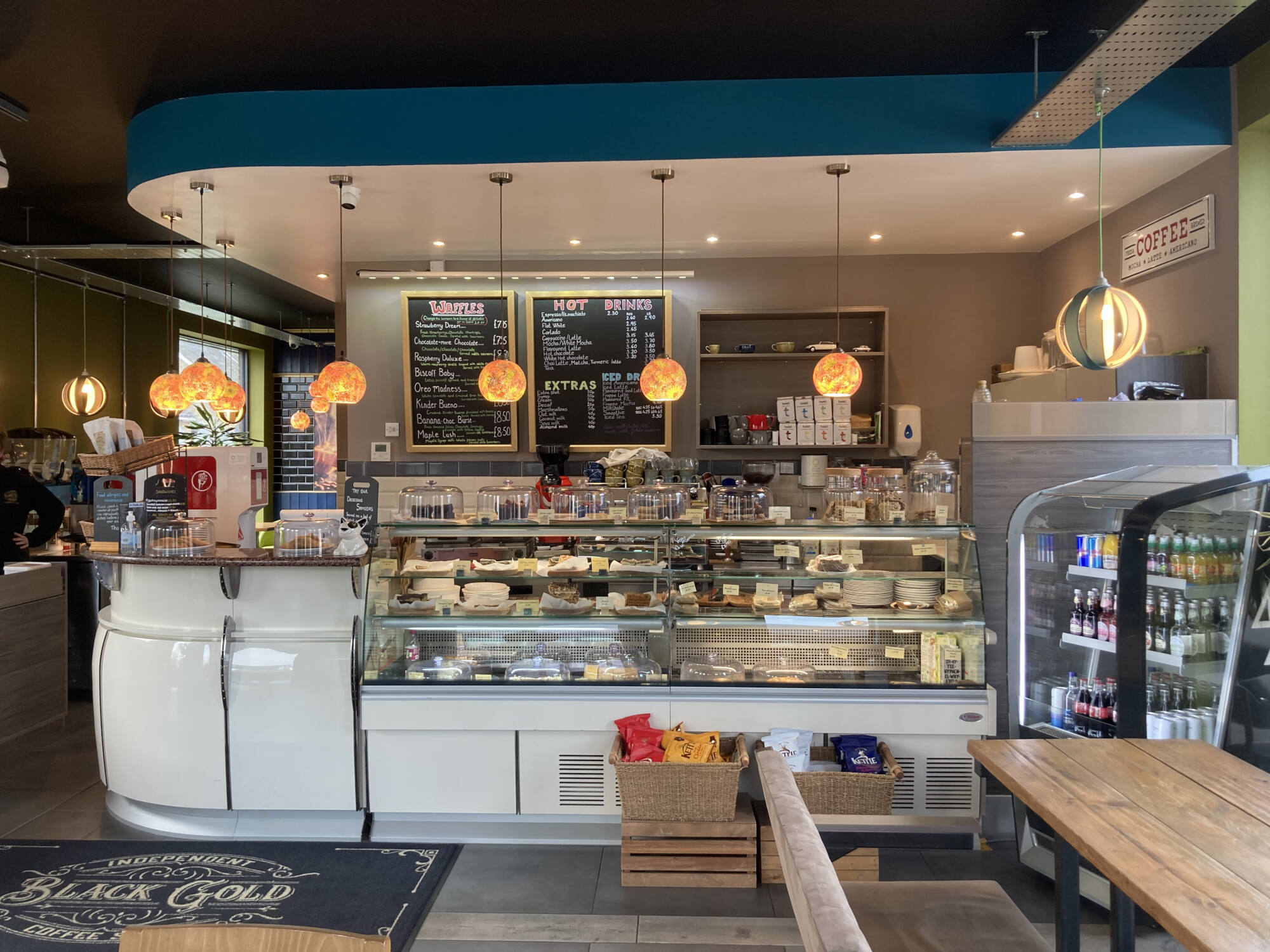 Black Gold Coffee, Cleeve cafe reviewed and visited