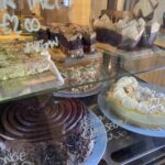 Cake selection at The Colliers Arms Cafe in Clows Top, Worcestershire