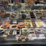 Cake selection at The Cwtch Cafe in Builth Wells, Powys