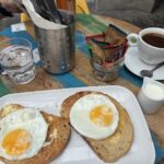 Breakfast at the Cwtch Cafe in Builth Wells, Powys