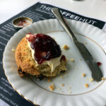 Cream scone at The Coffee Hut in Llangefni on the Isle of Anglesey