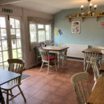 Inside Bringsty Vintage Cafe in Bringsty, Herefordshire