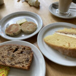 Bara Brith, lemon sponge and Welsh cakes at the Myddfai Community Hall Cafe