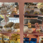 Homemade patisserie selection at Stacc Bakes in Ilfracombe, Devon