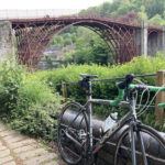 Cycling at Ironbridge gorge in Shropshire