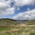 Nant-y-Moch dam in the Cambrian Mountains