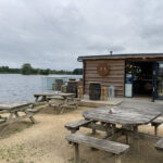 The Lodge at Lake 12, coffee shop at Cotswold Water Park