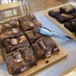 Double Decker brownies at Bumbles cafe in Studley