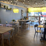 Inside Bumbles cafe in Studley