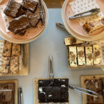Brownie and cake selection at Bumbles cafe in Studley