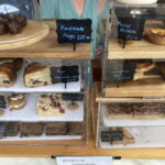 Cake selection at The Baking Bird coffee van at Coombe Hill Farmshop
