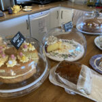 Cake selection at Springridge Nursery Tea Room in Worcestershire