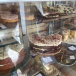 Cake selection at Woods of Whitchurch near Ross-on-Wye