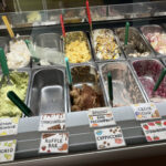 Ice cream selection at Flavours in Evesham